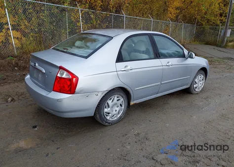 2004 Kia Spectra Lx/Ex from USA, damaged, VIN KNAFE121645013798